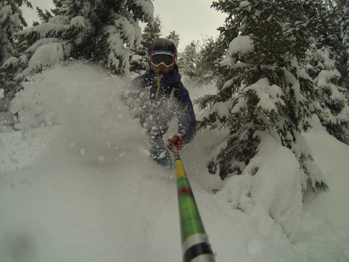 Med selfiepinne i Großarl