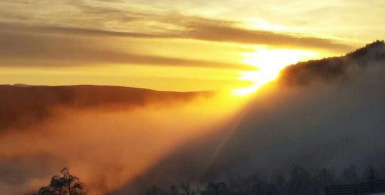 Magiskt ljus i Ramundberget