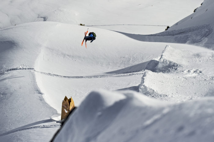 Flo Bastien flyger från det handgjorda kickarna under Linecatcher