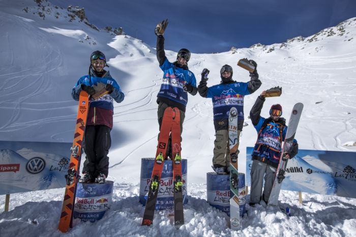Höger till vänster: Leo Taillefer, Laurent De Martin, Nico Vuignier och Flo Bastien
