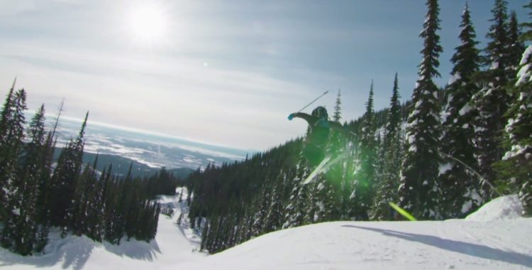 Adam Delorme gör vad han gör bäst. Oss sugna på att åka skidor