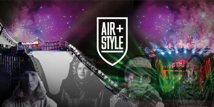 Fyra svenskar på start med både skidor och snowboard under fötterna i Air + Style från Los Angeles i helgen