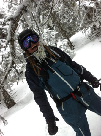 Sanni trivs bäst i skogen