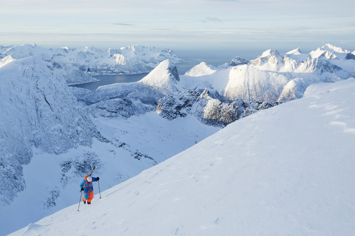 Senja med dess spetsiga 