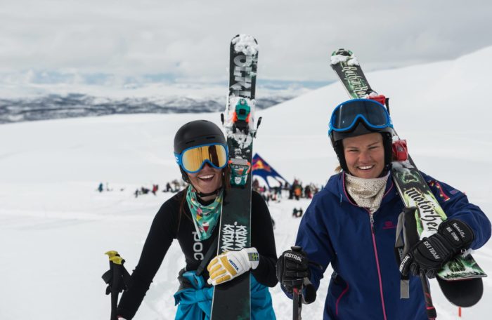 Att tävla i friåkning på fritiden är en ökande trend bland alpina landslagsåkare. I RTC var det Ylva Stålnacke och Anna Swenn som reppade blågult.