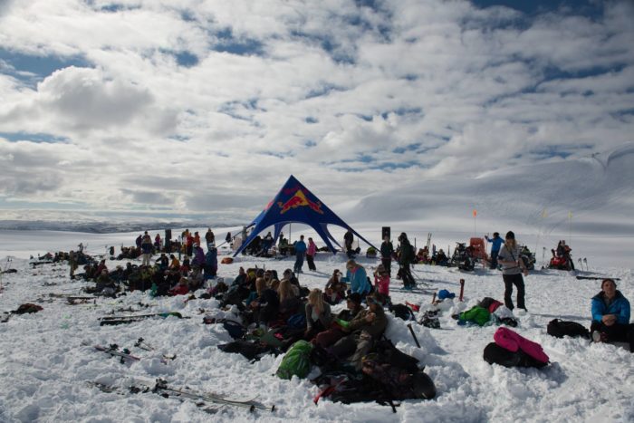 Den tillresta publiken.