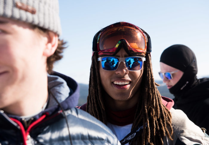 Victor White stod för pratet vid årets Big Air i Järvsö