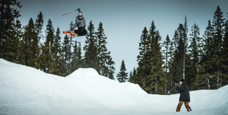 Oscar Wester går bananas i  pipen i Åre.