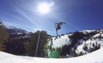 Vårös i backen med Banks Gilberti