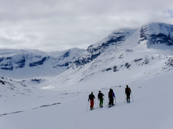 På väg in i Lämlarnas rike. I fjärran skymtar Vouiddasriida och Triangeln