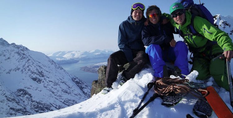 Här är gänget som skall bestiga Europas högsta belägna nordsida