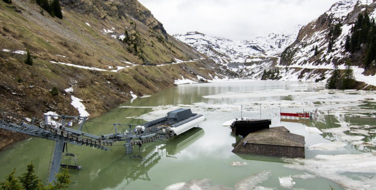 Avoriaz under vatten