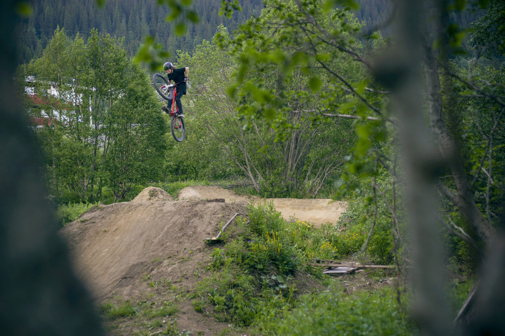 Mycket luft under cyklarna