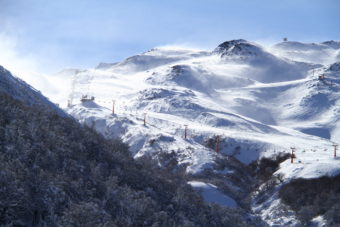 Stora ytor ovan trädgränsen i ANderna