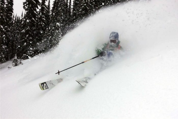 Chris Rubens firar kanadensisk snölycka 