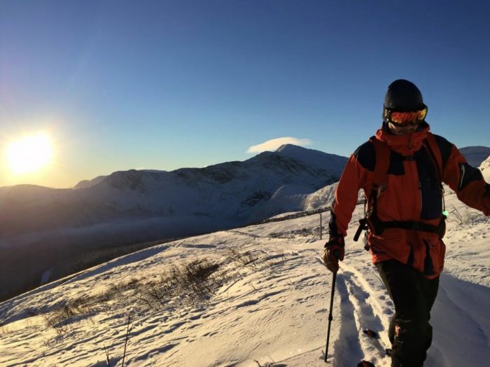Snöläget ser bra ut i Kittelfjäll. Åkare Jacob Unosson