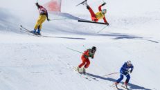 Världscuppremiär i Skicross