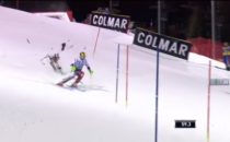 Marcel Hirscher nära att knockas av drönare i final