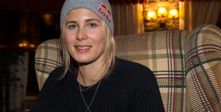 Matilda Rapaport några timmar innan start