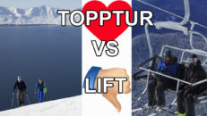 10 skäl varför topptur är bättre än lift
