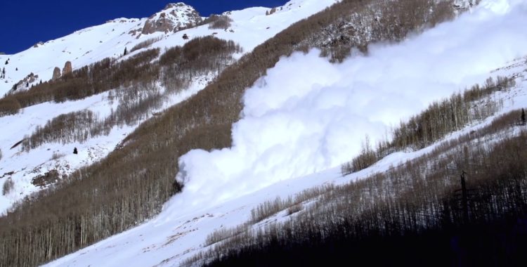 Stor lavin i Telluride