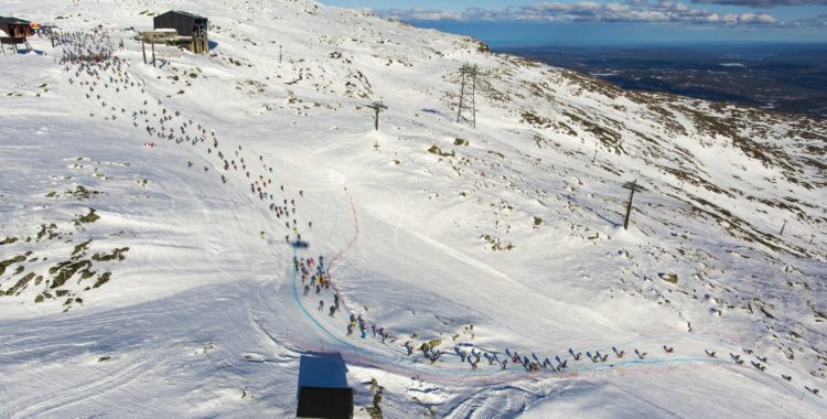 Masstarten från Åreskutan under Homerun 