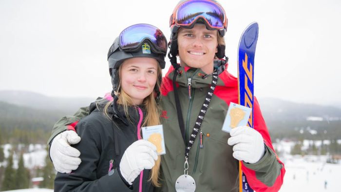 Clara Månsson och Felix Elofsson