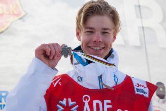 Walter Wallberg med silvermedaljen