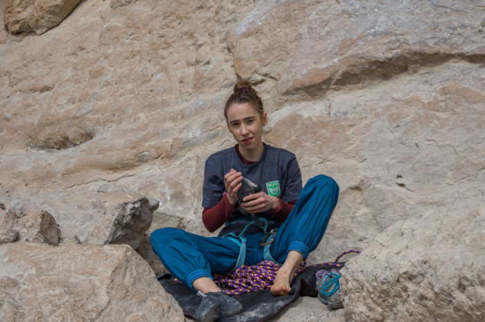 Kajsa är nöjd i Spanien