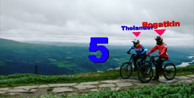 Anton Thelander och Nicholi Rogatkin i sin episka TV-spelsbattle