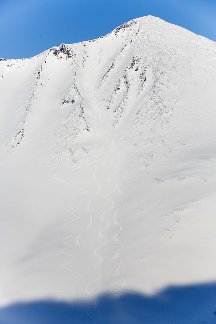 Andra och tredje spåren - ingen trängsel i Nallo