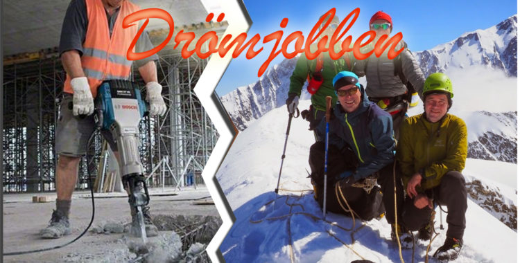 Att nå en topp en fin dag hör till belöningen som bergsguide