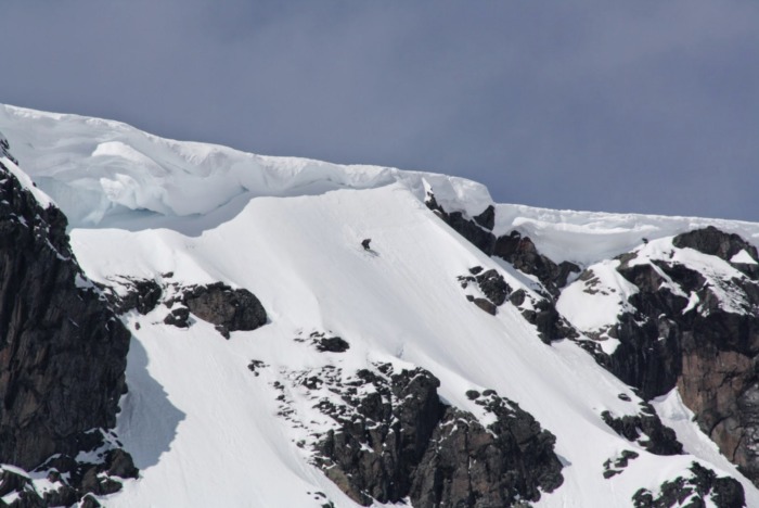 Ny descent - väg ner - på Kebnekaise