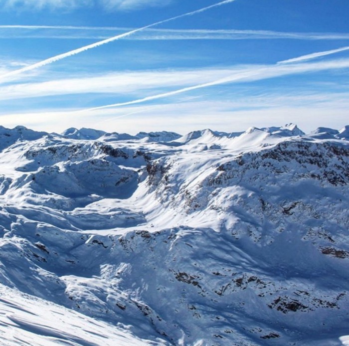 Snörikt i Val d'Isère