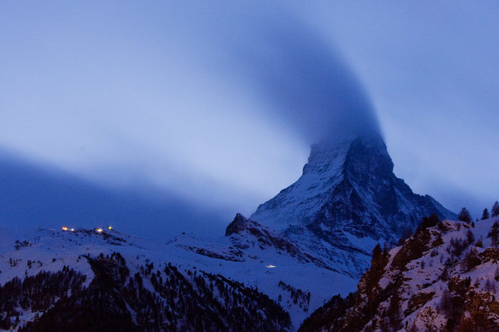 Spöklik Matterhorn
