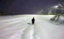 Puder i Gästrappet, Åre 07:30 imorse