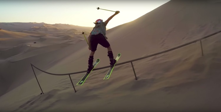 Jesper Tjäder testar stålet i Peru