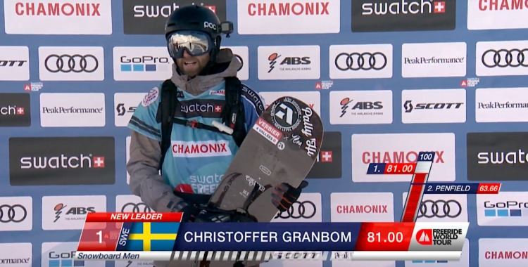 Christoffer Granbom svepte hem andra FWT stoppet i Andorra.