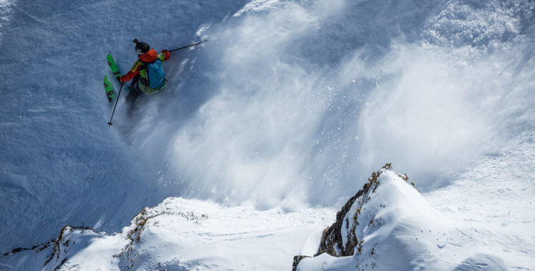 Evelina Nilsson på väg ner mot fjärdeplatsen i Andorra