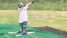 Melvin 7 år kör rail på sommaren