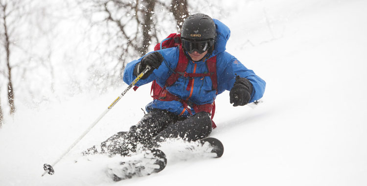 Erik Studer gillar puder, men är okej med lite mosig snö också. 