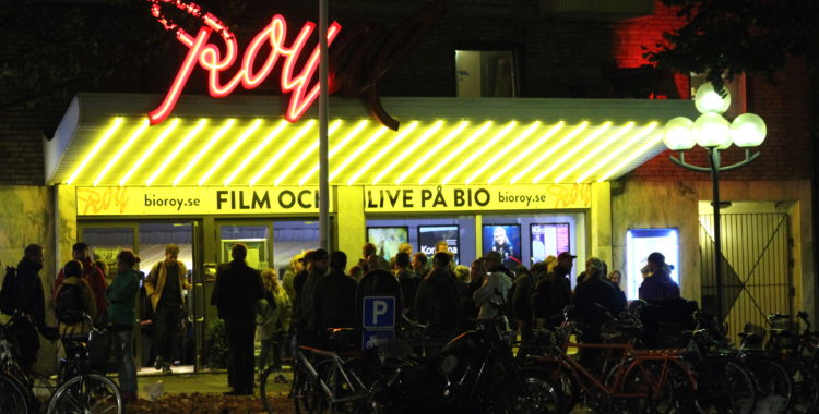 Fullsatt på bio Roy i Göteborg när svenska skidfilmen Eisodus hade premiär. 