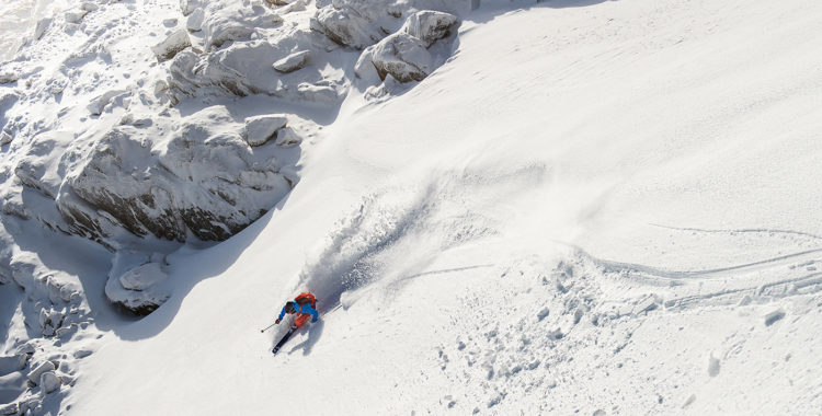 Åreskutan 8 oktober 2017, David Kantermo tar för sig.