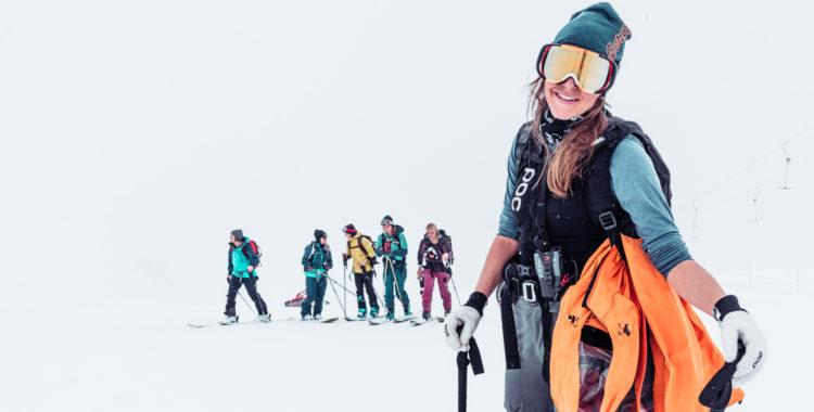 Lotten Rapp en dimmig dag i Schweiziska Bannalp, inte långt från Engelberg