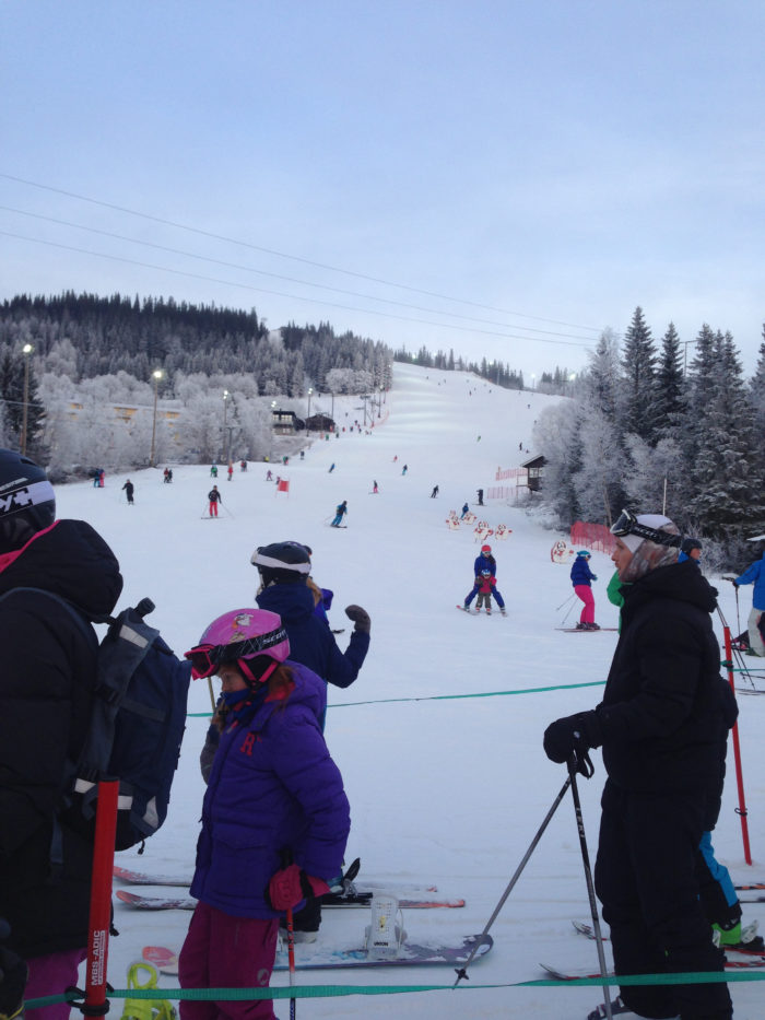 Premiär i Hamrebacken i Duved.