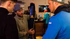 Bindningsmani i Åre när Salomon Shift presenterades