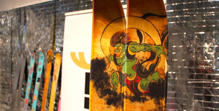 Nya japanska skidmärket Reine Deer fick inget guld, trots sina guldskidor Fujin raijin som kostar cirka 72 000 kronor. 