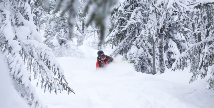 Hemsedal fick rejält med snö lagom till helgen. 