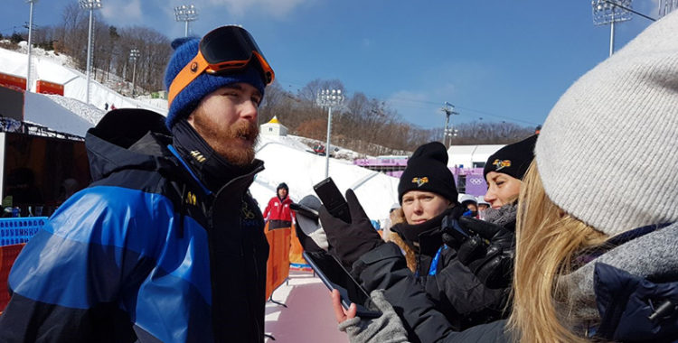 Niklas Mattson slutade 9 i snowboard slopestyle i OS i Sydkorea. 