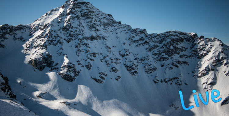 Världens bästa tävlande friåkare gör upp på Bec des Rosses branter i Verbier (Arkivbild 2018).